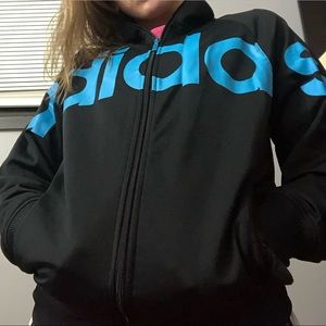 Adidas athletic zip up-Small
